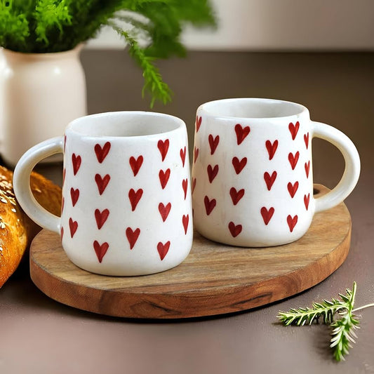 Red Heart Coffee Mug